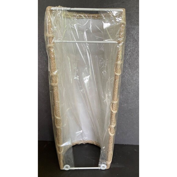 Pauline Libby Designer Sconce Natural Hemp Burlap Shade_ 14" x 5" x 5"_MSRP $375 - Picture 8 of 10